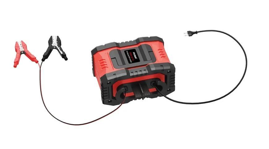 Foxsur 12V 20А - 24V 10A FPT -200 зарядний пристрій для акумулятора 6-300 А-год, імпульсний Foxsur 20А  фото