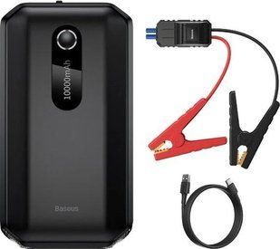 Пуско-зарядное устройство Бустер Baseus AIR Car Jump Starter Super Energy 10000 mAh Black Baseus 10000 mAh фото