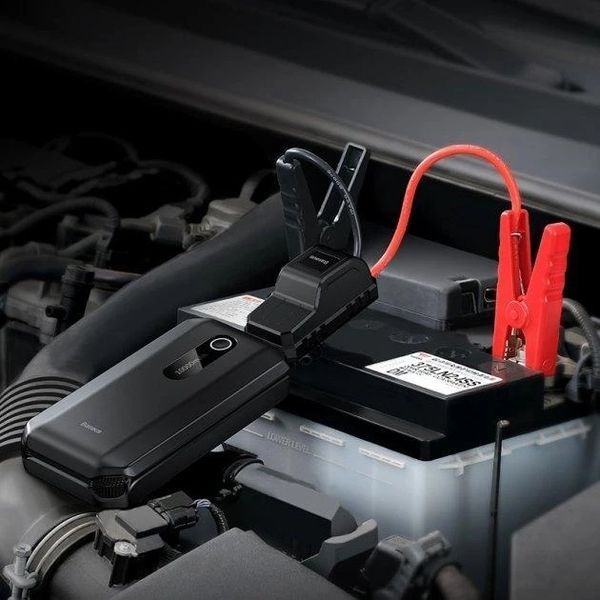 Пускозарядний пристрій Бустер Baseus AIR Car Jump Starter Super Energy 10000 mAh Black Baseus 10000 mAh фото