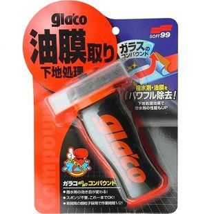 Абразивный  очиститель для стекла SOFT99 Glaco Glass Compound Roll On 100мл Абразивний очисник  фото