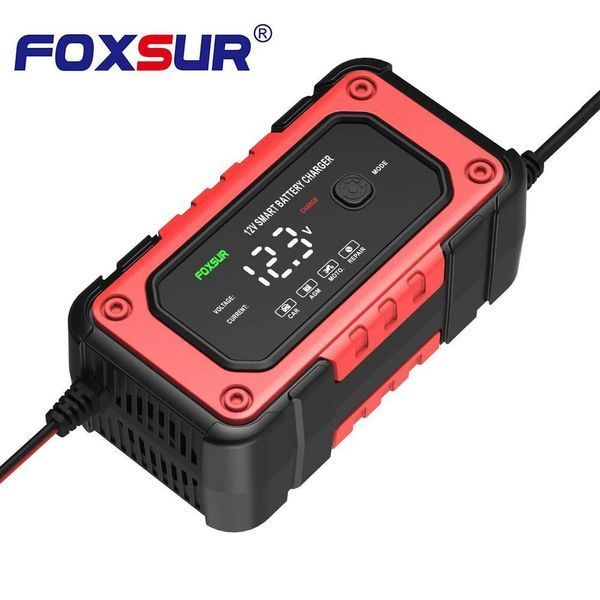 Foxsur 12v 7 A  від 4-140 А/ч автоматичний зарядний пристрій мікропроцесорний  Foxsur 7A  фото