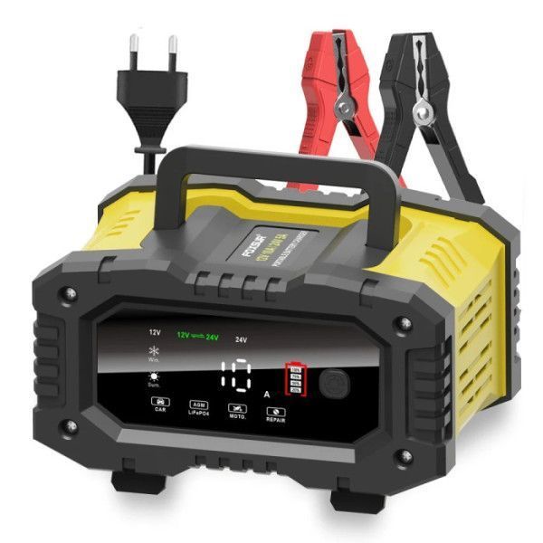 FOXSUR 12V/10A-24V/5A FPT-100 - імпульсний зарядний пристрій, десульфатор,6-200 А/ч. Foxsur FPT-100 фото